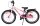 Rosa Kinderfahrrad mit zwei Rädern und Schutzblechen
