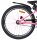 Pinkes Fahrrad mit grobem Reifen und Schutzblech hinten