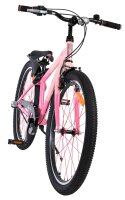 Pinkes Kinderfahrrad mit breiten Reifen und sportlichem Design