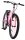 Pinkes Kinderfahrrad mit breiten Reifen und sportlichem Design