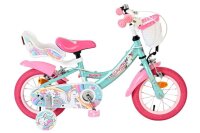 Kinderfahrrad in Türkis und Pink mit Einhorn-Motiv...