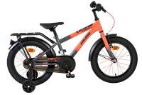 Kinderfahrrad in Grau und Orange mit...