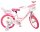 Volare Unicorn Kinderfahrrad – Mädchen – 16 Zoll – Rosa – Korb, Puppensitz, abnehmbare Stützräder, Rücktritt- & Handbremse, geschlossener Kettenschutz