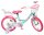 Volare Unicorn Kinderfahrrad – Mädchen – 16 Zoll – Grün – mit abnehmbaren Stützrädern, Korb und Puppensitz, Rücktritt- und Handbremse, verstellbar, 4–6 Jahre