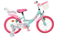 Kinderfahrrad in Türkis und Pink mit Einhorn-Motiv...