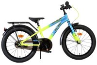 Kinderfahrrad in Blau und Gelb mit stabilen Reifen und...