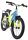 Kinderfahrrad in Blau und Gelb mit stabilen Reifen und Handbremse
