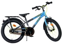 Jungenfahrrad mit 20-Zoll-Rädern in Blau und Schwarz