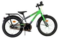 Kinderfahrrad in Grün und Schwarz mit stabilen...