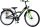 Fahrrad mit Handbremse, Rücktrittbremse und batteriebetriebenen Lichtern