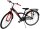 Fahrrad mit Ständer für aufrechte Positionierung