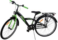 Fahrrad mit Ständer für aufrechte Positionierung