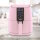 Jocca Heißluftfritteuse 3,8L 1450W Airfryer LED Touch 8 Programme fettarm Rosa