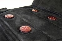 Jocca Infrarot-Wärmematte mit Vibrations-Massage – 10 Motoren, 5 Programme, 3 Intensitäten, sanfte Ganzkörper-Stimulation, faltbar