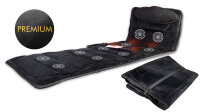 Jocca Infrarot-Wärmematte mit Vibrations-Massage – 10 Motoren, 5 Programme, 3 Intensitäten, sanfte Ganzkörper-Stimulation, faltbar