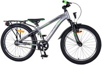 Fahrrad mit Handbremse, Rücktrittbremse und Reflektoren in den Rädern