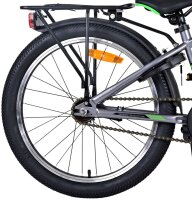 Praktischer Gepäckträger für mühelosen Transport von Sachen