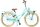 Volare Excellent 24-Zoll-Kinderfahrrad mit Hand- und Rücktrittsbremse