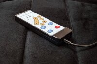 B-WARE - Jocca Infrarot Massagematte mit Wärmefunktion – 10 Motoren, 5 Programme, 3 Intensitäten, Nacken-, Rücken- & Ganzkörpermassage, faltbar