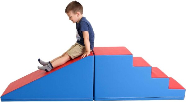 IGLU Set 1X Spielbauklötze XL Rutsche riesige Softbausteine Motorikförderung f. Kinder
