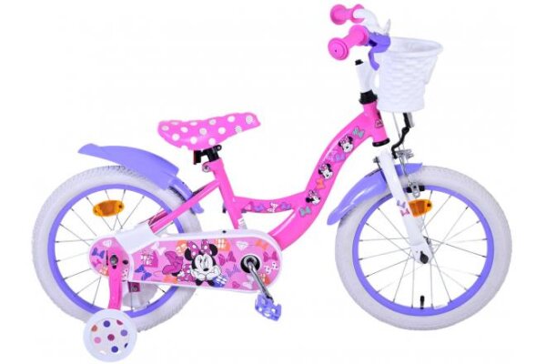 Minnie Cutest Ever 16 Zoll Kinderfahrrad mit Handbremse und Rücktrittbremse