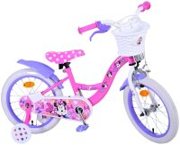 Rosa Minnie-Fahrrad mit höhenverstellbarem Sattel und Lenker