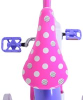 Rosa Minnie-Fahrrad mit verstellbarem Sattel und Lenker für wachsende Kinder