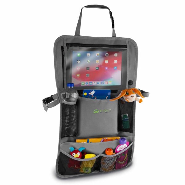 Fioly 2in1 Organizer Tasche für Kfz Kopfstütze mit Staufächern