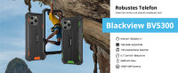 Blackview BV5300 pro Black Rugged Smartphone, Outdoorhandy mit 12 GB RAM und 64 GB Speicher