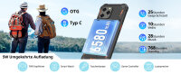 Blackview BV5300 pro Black Rugged Smartphone, Outdoorhandy mit 12 GB RAM und 64 GB Speicher