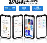 Blackview BV5300 pro Black Rugged Smartphone, Outdoorhandy mit 12 GB RAM und 64 GB Speicher