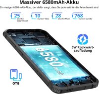 Blackview BV5300 pro Black Rugged Smartphone, Outdoorhandy mit 12 GB RAM und 64 GB Speicher