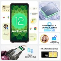 Blackview BV5300 pro Black Rugged Smartphone, Outdoorhandy mit 12 GB RAM und 64 GB Speicher
