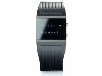 St. Leonhard LED Binär Herrenuhr blaue LED...