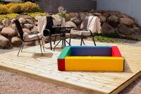 IGLU Ball Play Heaven - Mehrfarbig - Bällebad Rahmen für Kinder zwischen 1-7 Jahre (ohne Füllung)