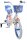 Volare Disney Stitch Kinderfahrrad für Mädchen - 16 Zoll in Creme Koralle Blau mit Handbremsen