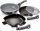 Berlinger Haus BH/7048 Metallic Line Carbon Pro Edition 5er Set Bratpfannen mit abnehmbarem Griff