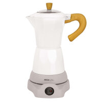 Jocca elektrische Espresso Kaffeemaschine in weiß...