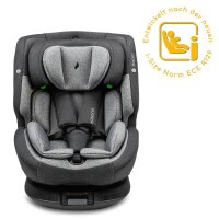 Osann One360° i-Size Kindersitz in Universe Grey, gepolstert, drehbar, für Kinder von 40 bis 150 cm, mit integriertem Seitenaufprallschutz