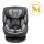 Osann One360° i-Size Kindersitz in Universe Grey, gepolstert, drehbar, für Kinder von 40 bis 150 cm, mit integriertem Seitenaufprallschutz