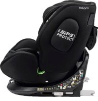 Osann One360 Kindersitz 40–150 cm – drehbarer Reboarder mit Isofix & Top-Tether, i-Size Autositz, All Black