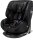 Osann One360° i-Size Kindersitz in All Black, gepolstert mit verstellbarem Kopf- und Gurtsystem für Kinder von 40 bis 150 cm von vorne, Gurt geschlossen