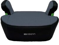 Osann Junior Isofix Nero – abnehmbarer Bezug, robuster Kern, verstellbare Isofix-Konnektoren, Gurtführung, ergonomische Sitzfläche