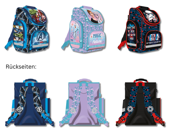 St.Majewski Kinder Schulranzen – ergonomisch, leicht & robust, in gewählter Optik