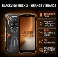 Blackview ROCK 2 Outdoor Smartphone | 5G, Android 16,...