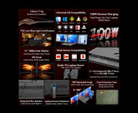 Blackview Dual Laptop Bildschirm Erweiterung 14" / 15,3" Triple Screen Monitor, Full HD IPS, USB-C HDMI Extender für MacBook & Windows, 100W PD, TÜV Eye Care