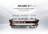 Blackview XPLORE X1 5G Rugged Smartphone, 36GB RAM+256GB, 108MP Kamera, 10000mAh Akku, 6.78" 120Hz Display, Android 15, Nachtsichtkamera, Infrarot-Fernbedienung
