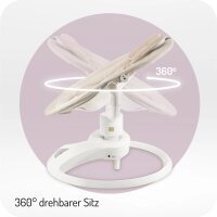 360° drehbarer Sitz in neutralen Farben für...