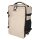 Norländer Handgepäck Rucksack RPET 2.0 – Handgepäck 15,6" Laptopfach – Nachhaltige Flugzeug-Tasche für unter den Sitz & Trolley-Band