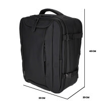 Norländer Vegan Leder Handgepäck Rucksack 40x30x20 cm – Underseater mit 15,6" Laptopfach & 20L Volumen